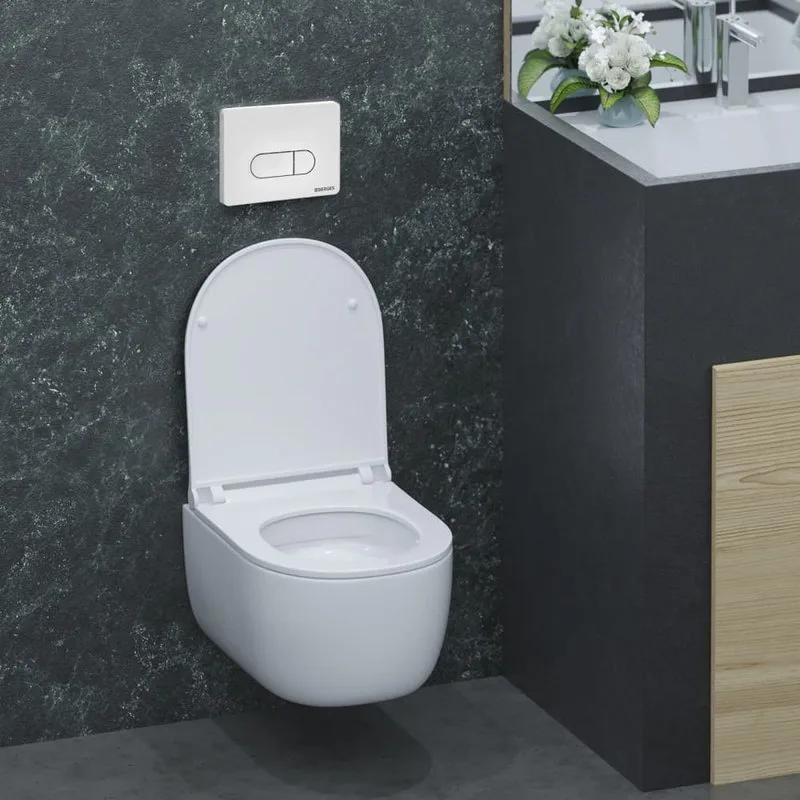 Система инсталляции для унитазов Berges Novum D4, с кнопкой смыва, белая soft touch Sancos — официальный сайт