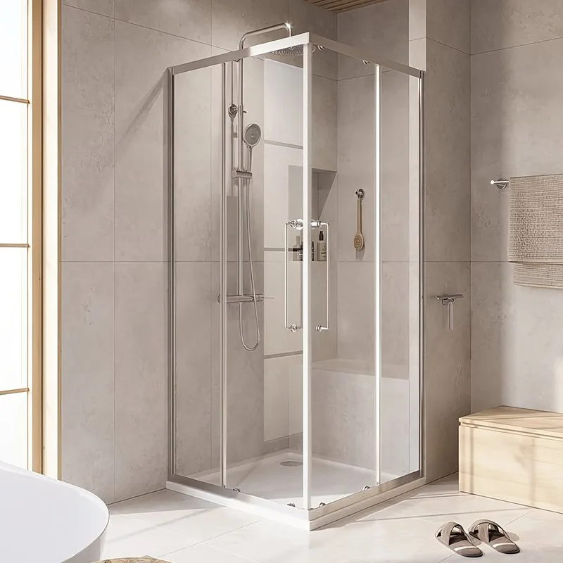 Душевой уголок Cezares Relax RELAX-304-A-2-100-C-CR 100x100, профиль глянцевый хром Sancos — официальный сайт