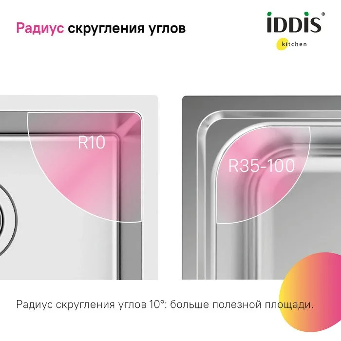 Мойка кухонная IDDIS Prime PRI54S0i77 сатин Sancos — официальный сайт