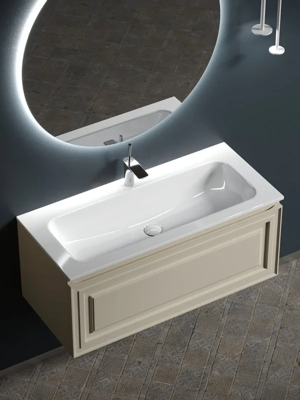 Тумба с раковиной Sancos Very 100 beige soft Sancos — официальный сайт