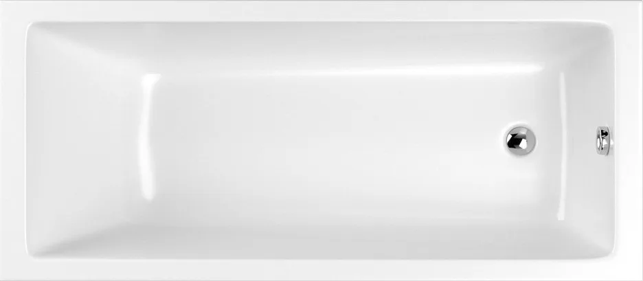 Акриловая ванна WHITECROSS Wave 160x70 см, пристенная, белая Sancos — официальный сайт