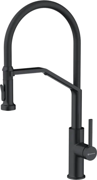 Смеситель для кухни Omoikiri Makkari 2 Plus-SB GB-BL графит, черный Sancos — Оригинал