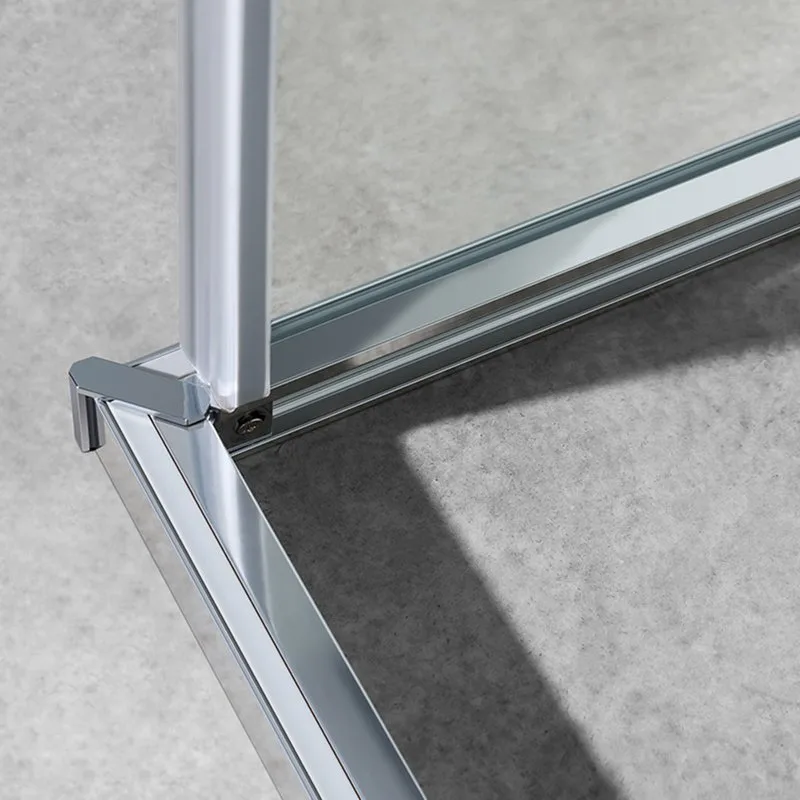 Душевой уголок Vincea Slim-U VSR-2SU9012CL 120x90 см, профиль хром, стекло прозрачное Sancos — официальный сайт