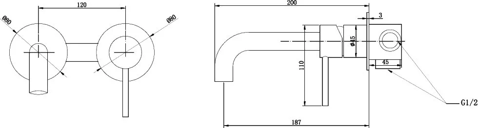 Смеситель для раковины Abber Wasser Kreis AF8112B С ВНУТРЕННЕЙ ЧАСТЬЮ, черный Sancos — официальный сайт