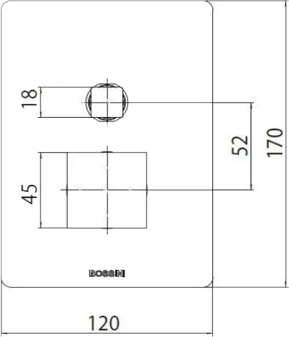 Встраиваемый смеситель Bossini Cube New Z00063.030 Sancos — официальный сайт