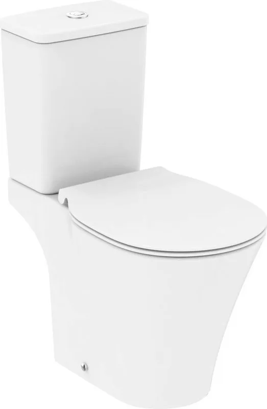Крышка-сиденье Ideal Standard Connect Air E036601 с микролифтом, петли хром Sancos — официальный сайт