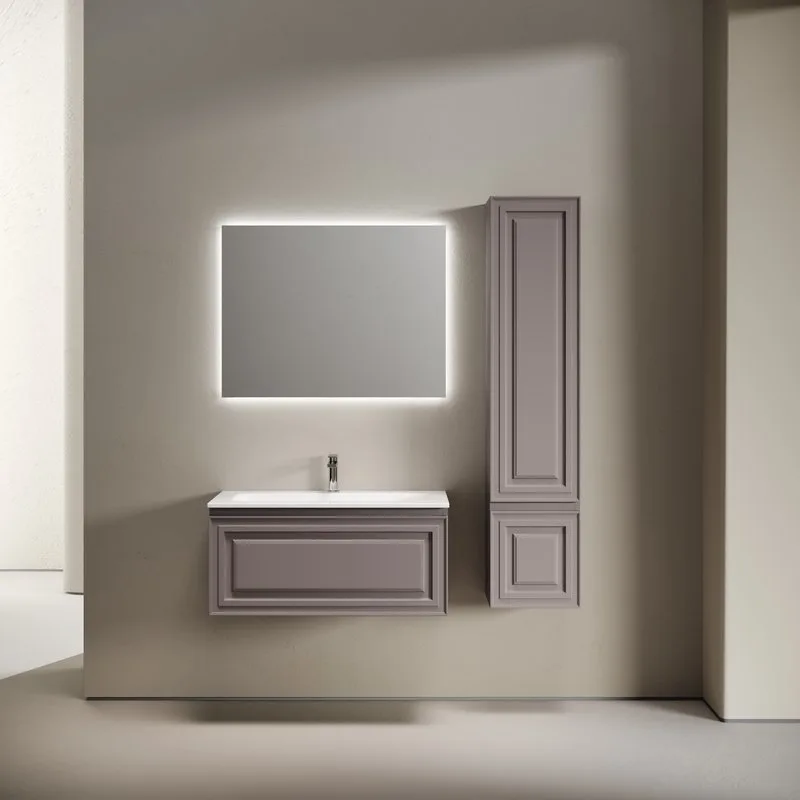Тумба с раковиной Sancos Very 90 подвесная, doha soft, раковина СN7019 Sancos — официальный сайт
