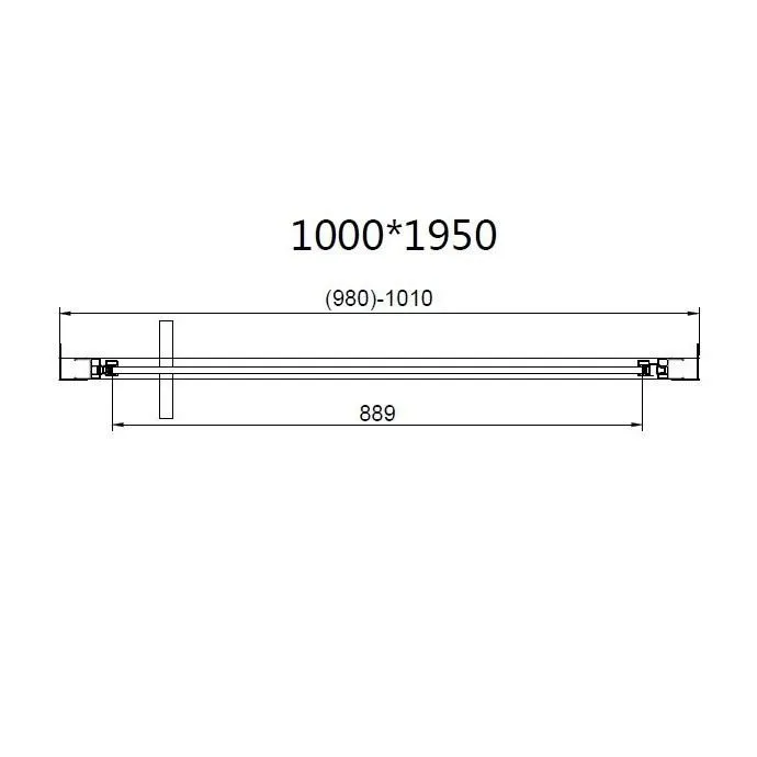 Душевая дверь Vincea Slim 8mm VDP-4SL100CLGM, вороненая сталь, стекло прозрачное Sancos — официальный сайт