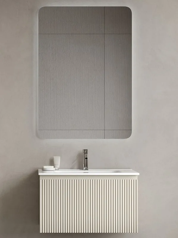 Тумба под раковину Sancos Snob R 1.0 70 подвесная Beige soft (капучино), SNR1.070CE Sancos — официальный сайт