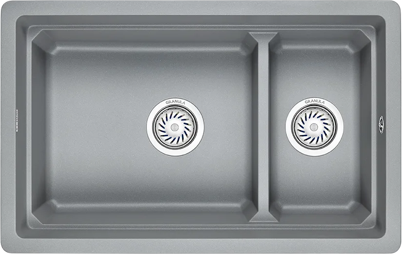 Мойка кухонная Granula Kitchen Space 7304U, алюминиум Sancos — официальный сайт