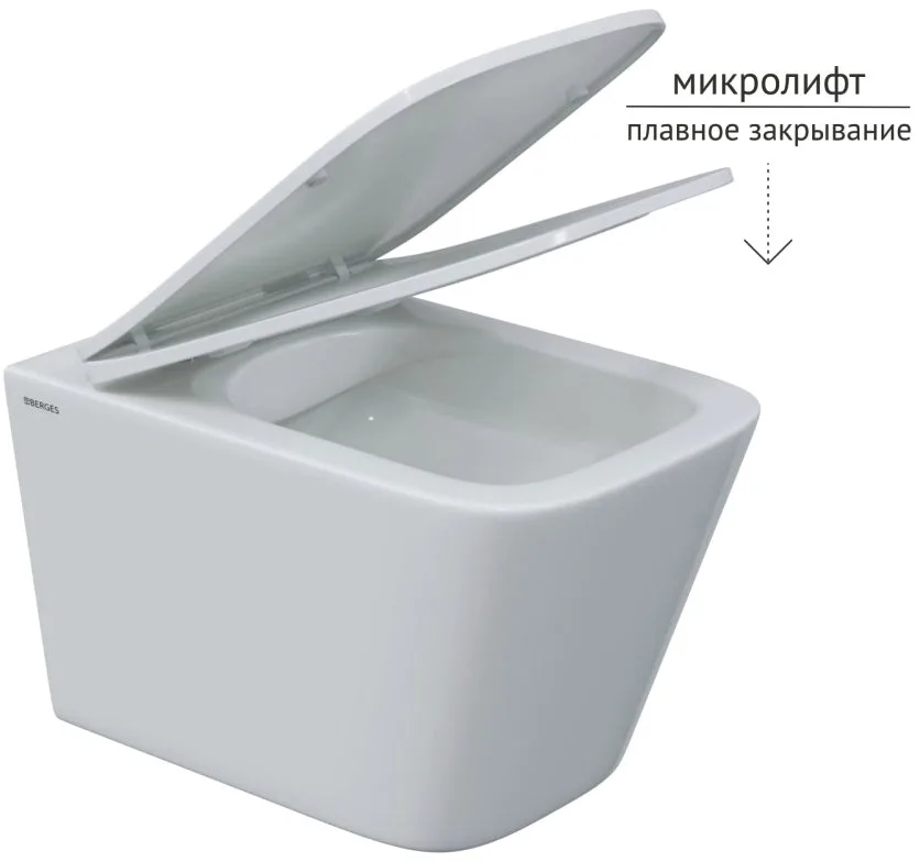 Унитаз подвесной Berges Floe S 082134 Sancos — официальный сайт
