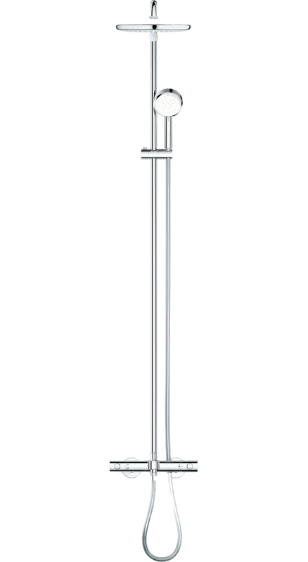 Душевая стойка Grohe Tempesta Cosmopolitan System 250 26672000, с термостатом Sancos — официальный сайт