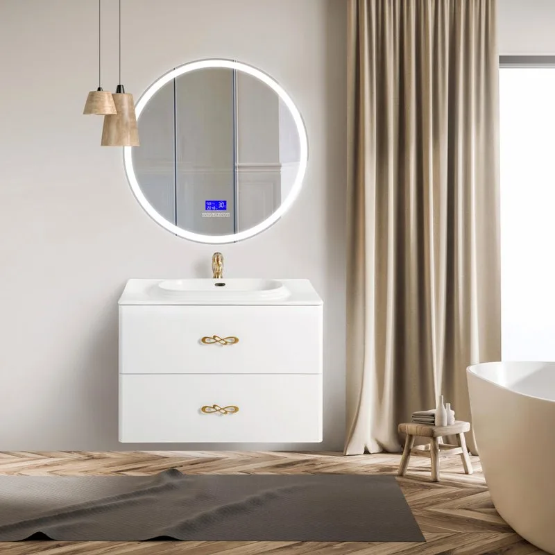 Зеркало круглое BelBagno SPC-RNG-700-LED-TCH-RAD с bluetooth, термометром и радио Sancos — официальный сайт