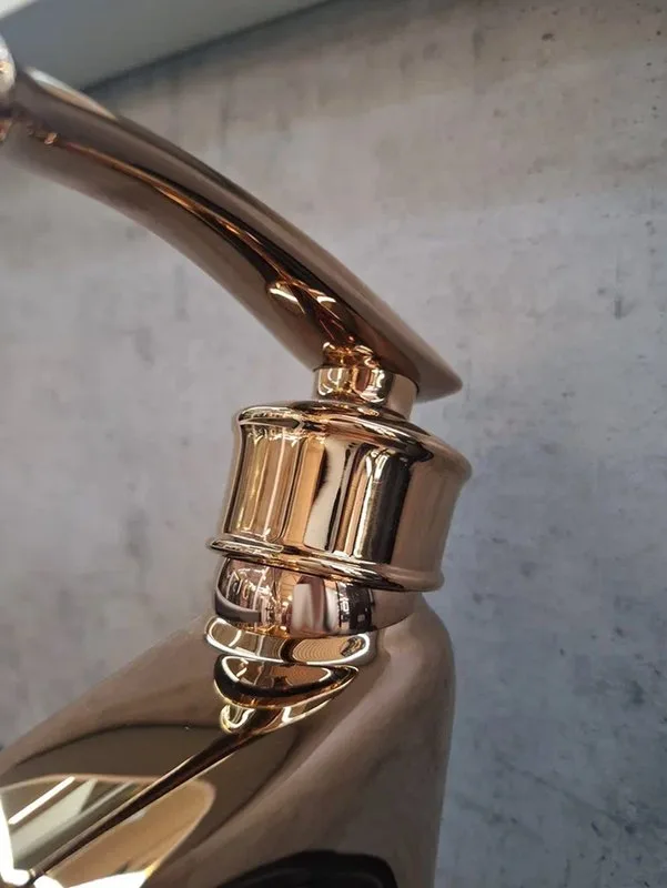 Смеситель для раковины AltroBagno Beatrice 0115 R Or розовое золото Sancos — официальный сайт