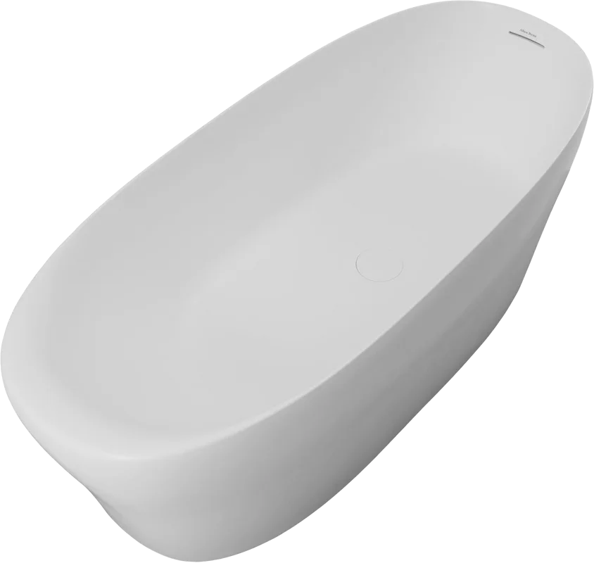 Ванна из искусственного камня Allen Brau Krion Neo XL 180x80 см, отдельностоящая, матовая белая, ова Sancos — официальный сайт