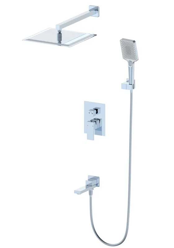 Душевой комплект Wonzon & Woghand WW-88939016-CR, С ВНУТРЕННЕЙ ЧАСТЬЮ, хром Sancos — официальный сайт