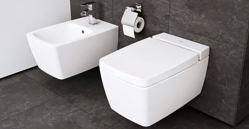 Чаша для унитаза подвесного VitrA Metropole 7672B003-1687 с функцией биде и встроенным смесителем Sancos — официальный сайт