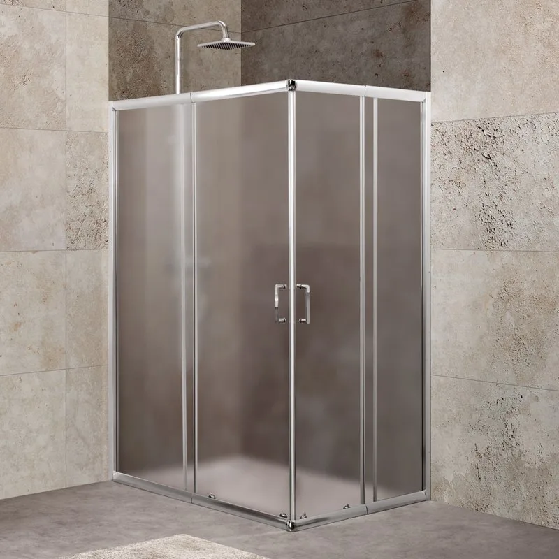 Душевой уголок BelBagno Unique AH-2-100/115-75/90-P-Cr стекло punto Sancos — официальный сайт