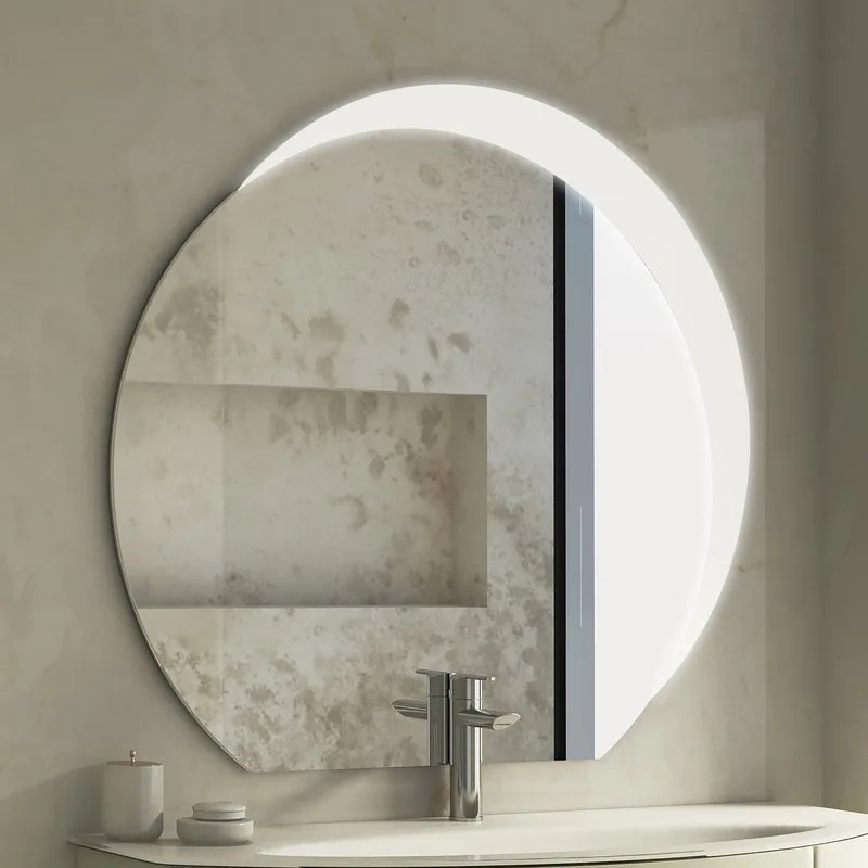 Зеркало круглое Cezares 108х100 c LED-подсветкой Sancos — официальный сайт