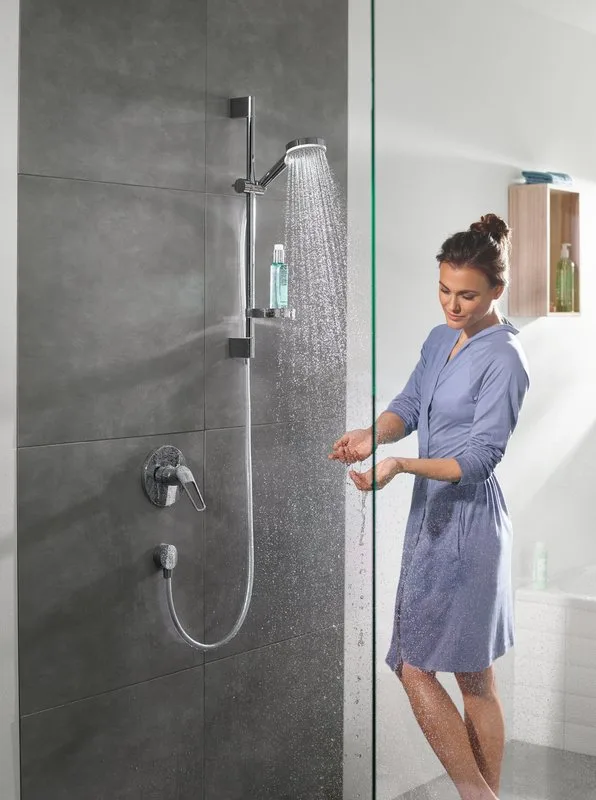 Душевой гарнитур Hansgrohe Crometta Vario 650 26553400, с мыльницей Sancos — официальный сайт