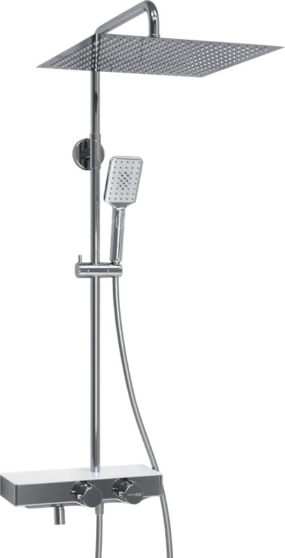 Душевая стойка Wasserkraft Aller A113.119.126.CH Thermo, с термостатом, хром Sancos — официальный сайт