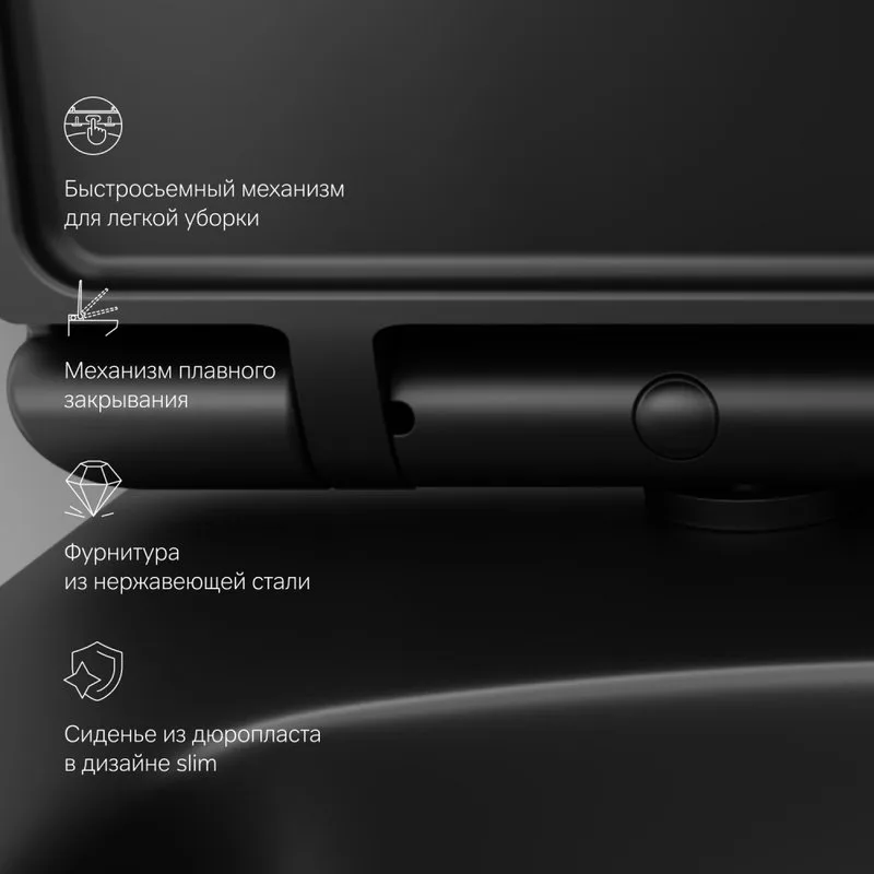Унитаз подвесной AM.PM Inspire V2.0 FlashClean C50A1700MBSC Sancos — официальный сайт
