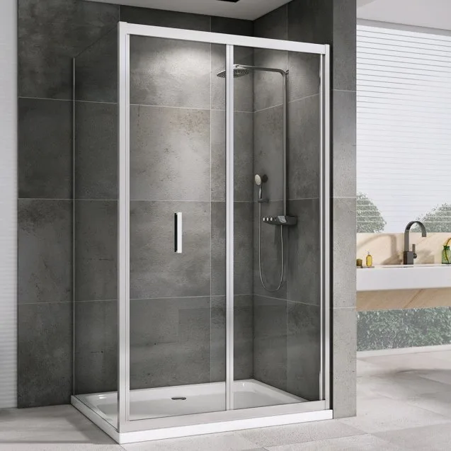 Душевой уголок Abber Sonnenstrand AG07110-S90 110x90, профиль хром, стекло прозрачное Sancos — официальный сайт