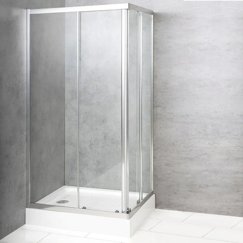 Душевой уголок BelBagno Due AH 2 100/80 C-Cr Sancos — официальный сайт
