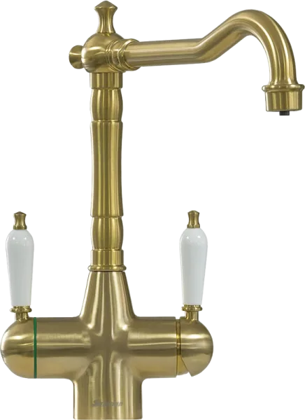 Смеситель для кухни Seaman Visconti SSL-7517-LG light gold Sancos — Оригинал