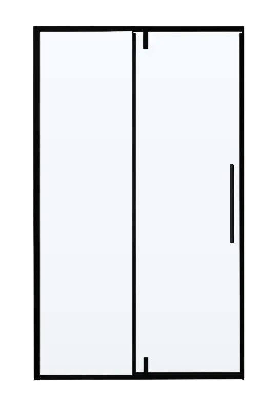 Душевая дверь в нишу Vincea Slim-N VDP-4SN120CLB 120x195, профиль черный матовый Sancos — официальный сайт