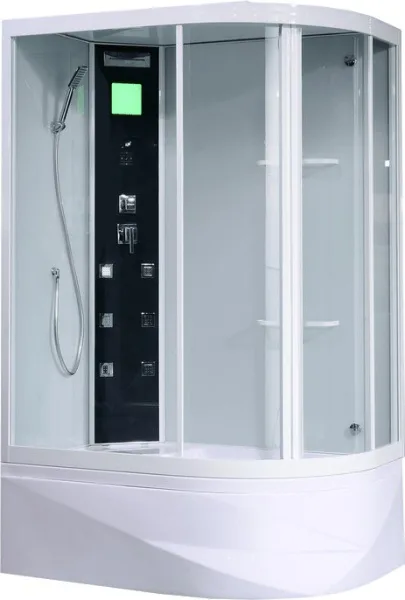 Душевая кабина Orans SR-86155 L, с высоким поддоном, с сиденьем Sancos — Оригинал