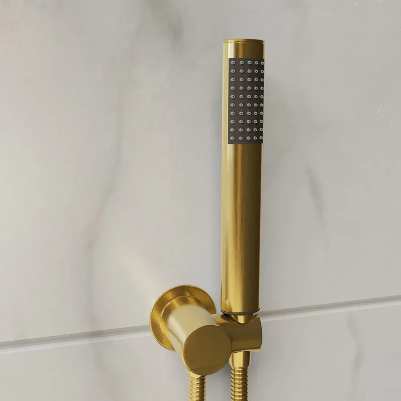 Душевой комплект RGW Shower Panels SP-55G, С ВНУТРЕННЕЙ ЧАСТЬЮ, золото Sancos — официальный сайт