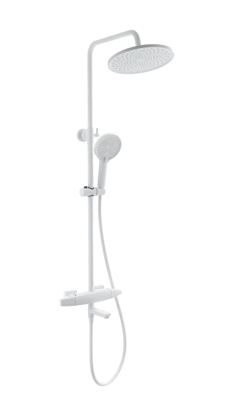 Душевая стойка Wonzon & Woghand NEO WW-B3035-A2-MW, матовая белая Sancos — официальный сайт