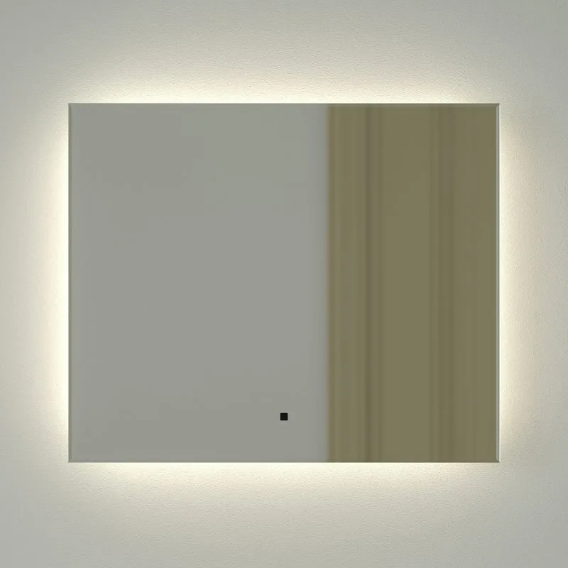 Зеркало Defesto Glow DF 2503RH 60х50 с LED-подсветкой, 4 500 K, инфракрасный выключатель