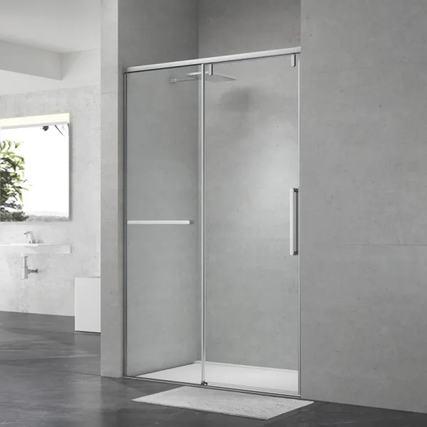 Душевая дверь в нишу Terminus Альба 01 1DS140х220C 140х220, хром Sancos — Оригинал