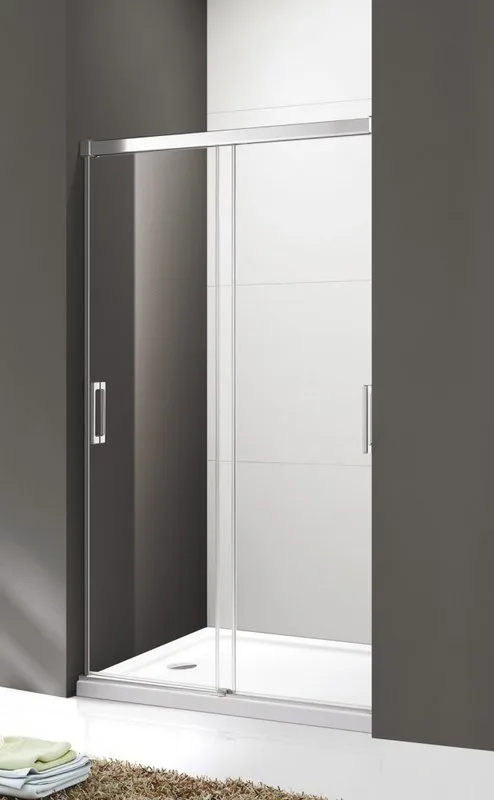 Душевая дверь в нишу Cezares Tandem Soft BF-2-120-C-Cr-IV стекло прозрачное Sancos — официальный сайт