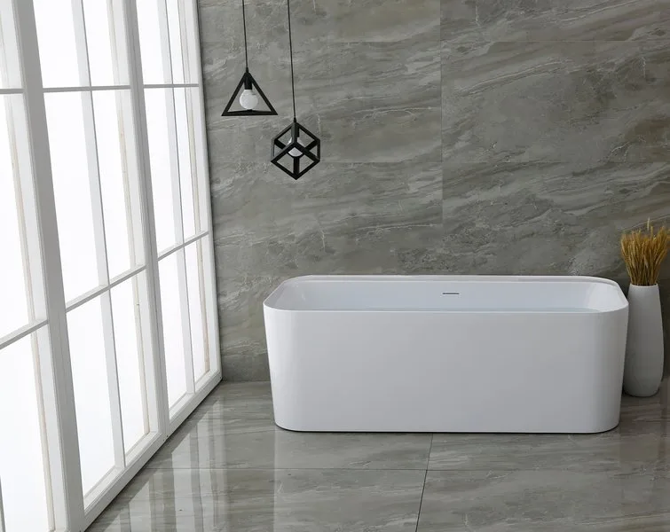Акриловая ванна Allen Brau Infinity 1 170x80 см, отдельностоящая, белая, на ножках, со сливом-перели Sancos — официальный сайт