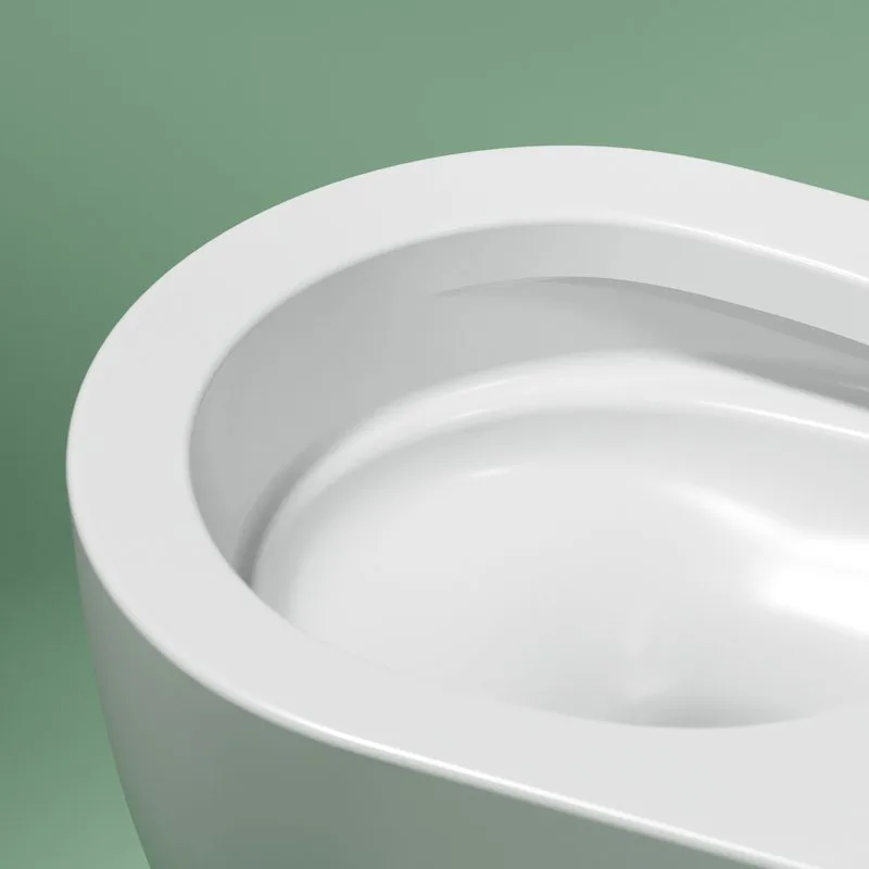 Унитаз подвесной Ceramicanova Modena Rimless CN6063MW Sancos — официальный сайт