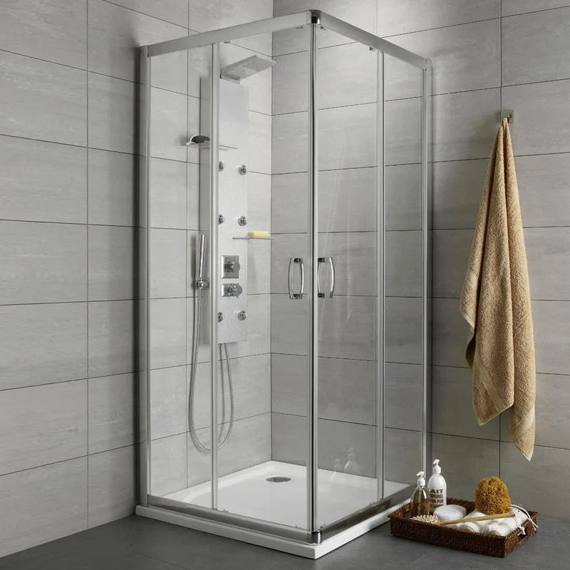 Душевой уголок Radaway Premium Plus C 80x190 прозрачное стекло Sancos — официальный сайт