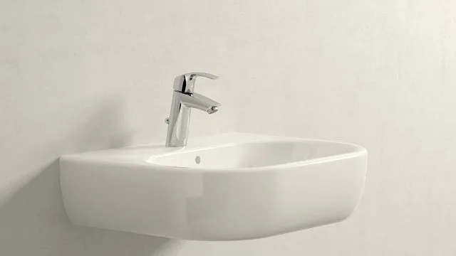 Смеситель для раковины Grohe 23322001 хром Sancos — официальный сайт