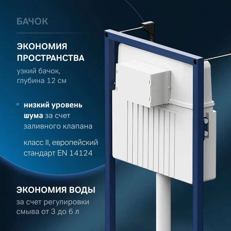 Система инсталляции для унитазов AM.PM ProC I012707.0131, с кнопкой смыва ProC L, хром матовый Sancos — официальный сайт