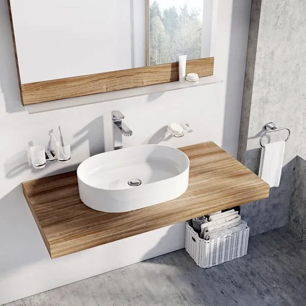 Накладная раковина Ravak Ceramic Slim 550 O Sancos — официальный сайт