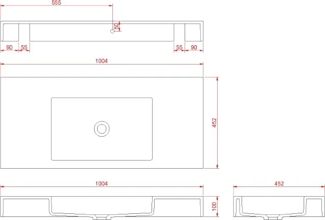 Раковина Armadi Art Flat ST 100 Sancos — официальный сайт