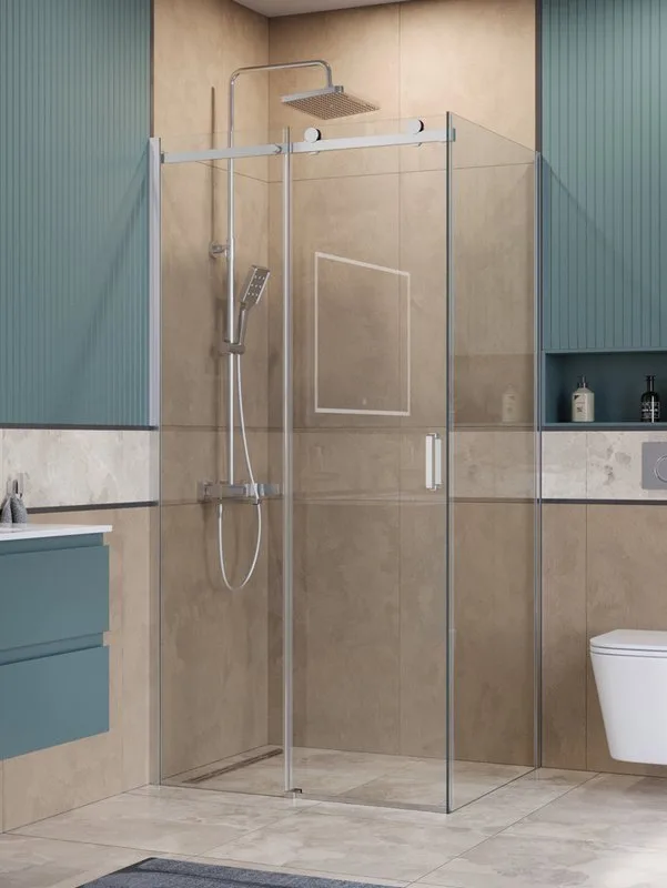 Душевой уголок BelBagno Soft Close-2 AH-1-110/90-C-Cr профиль хром Sancos — официальный сайт