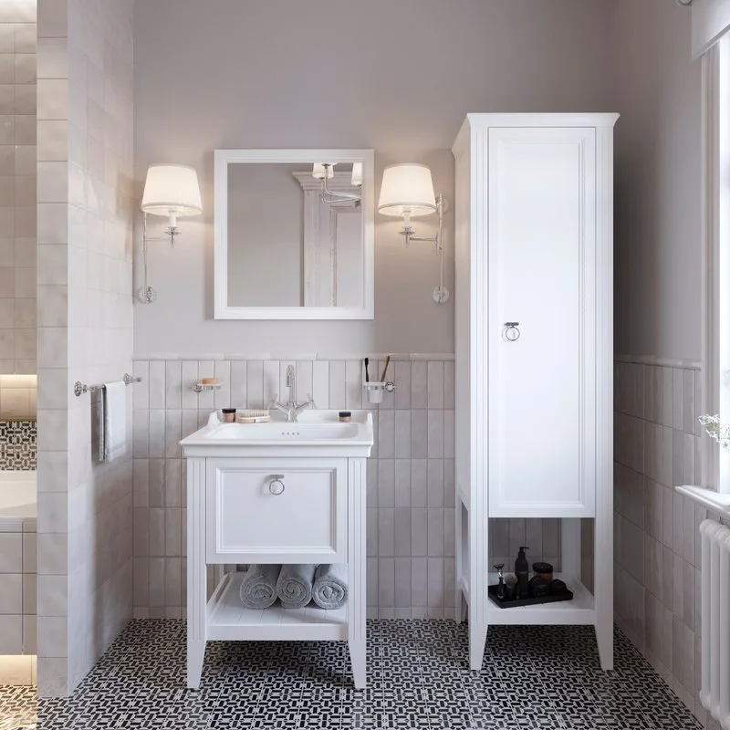 Зеркало VitrA Valarte 65 матовое белое Sancos — официальный сайт