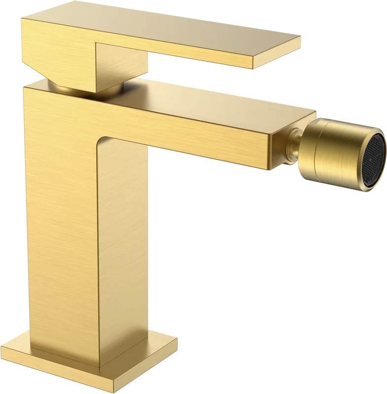 Смеситель для биде Boheme Qubic 476-MG matt gold Sancos — официальный сайт