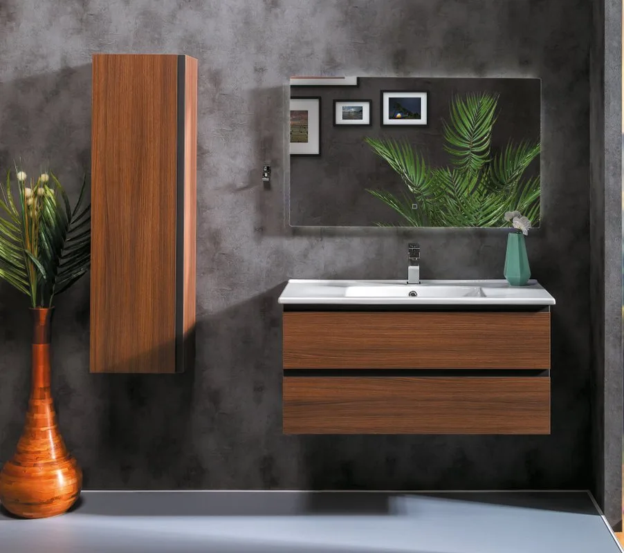 Тумба под раковину без столешницы Armadi Art Capolda 100 dark wood Sancos — официальный сайт