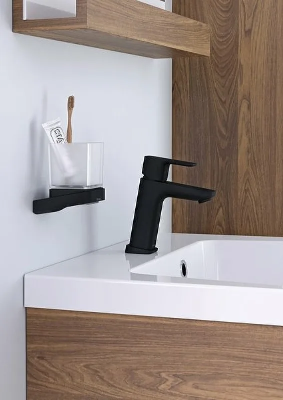 Смеситель для раковины Ravak 10° Free X070150 черный матовый Sancos — официальный сайт