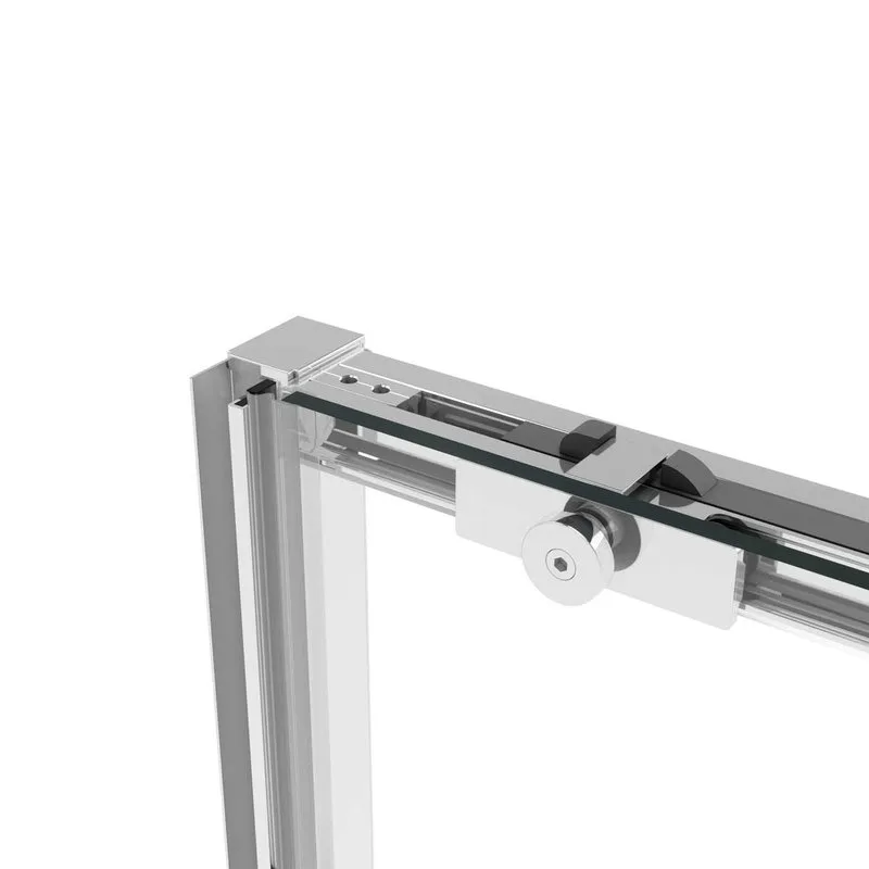 Душевая дверь в нишу Vincea Slim Soft VDS-1SS120CLBN 120 см, профиль брашированный никель, стекло пр Sancos — официальный сайт