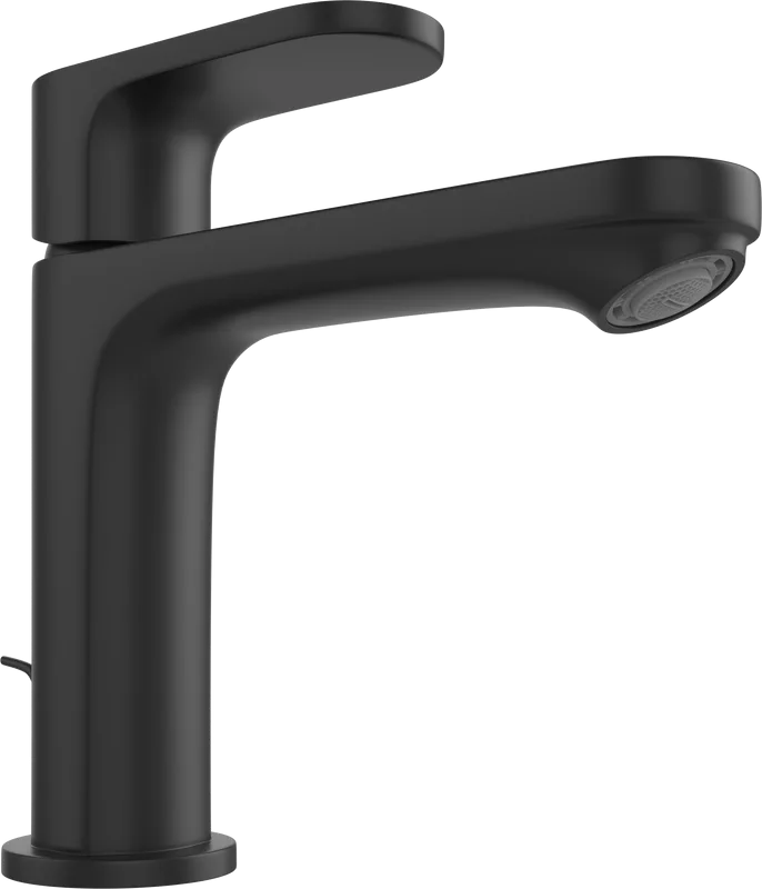 Смеситель для раковины Hansgrohe Rebris S 72517670 с донным клапаном, черный матовый Sancos — официальный сайт